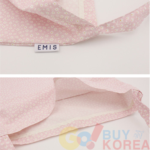 「EMIS」LOVELY FLOWER ECO BAG L.PINK エコバック
