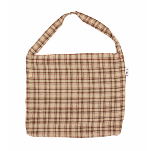 EMIS FALL CHECK エコバック BEIGE ECO BAG